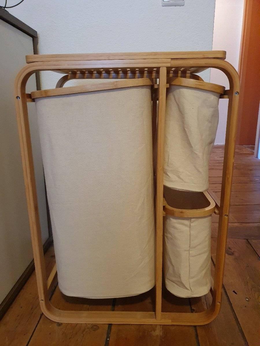 Wschekorb Wschesammler Bambus,  0,- (5722 Niedernsill) - willhaben
