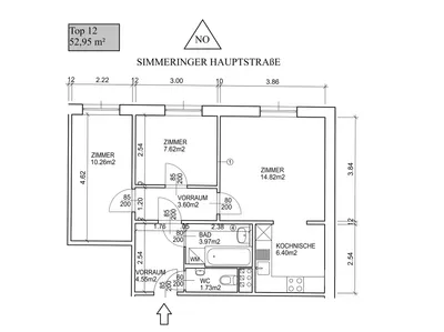 3-Zimmer-Wohnung kaufen in Wien – 53 m², € 238.500 – Bild 32 von 33