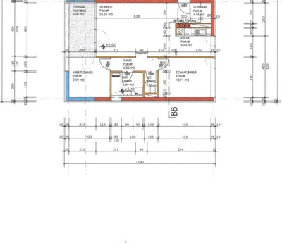 3-Zimmer-Wohnung mieten in Wels – 69,2 m², € 908 – Bild 6 von 6