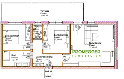 3-Zimmer-Wohnung kaufen in Liezen – 74,19 m², € 375.100 – Bild 5 von 6
