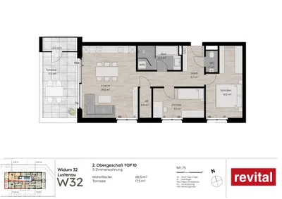 3-Zimmer-Wohnung kaufen in Dornbirn – 69 m², € 559.000 – Bild 5 von 10