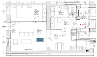 2-Zimmer-Wohnung mieten in Wien – 70,82 m², € 1.395 – Bild 12 von 13