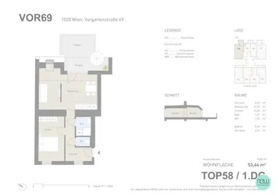 2-Zimmer-Wohnung kaufen in Wien – 53,5 m², € 430.000 – Bild 18 von 20