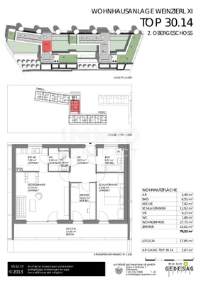 3-Zimmer-Wohnung mieten in Krems an der Donau – 79,53 m², € 1.210 – Bild 12 von 12