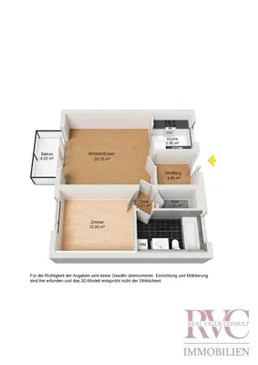 2-Zimmer-Wohnung kaufen in Kitzbühel – 58,03 m², € 395.000 – Bild 4 von 10