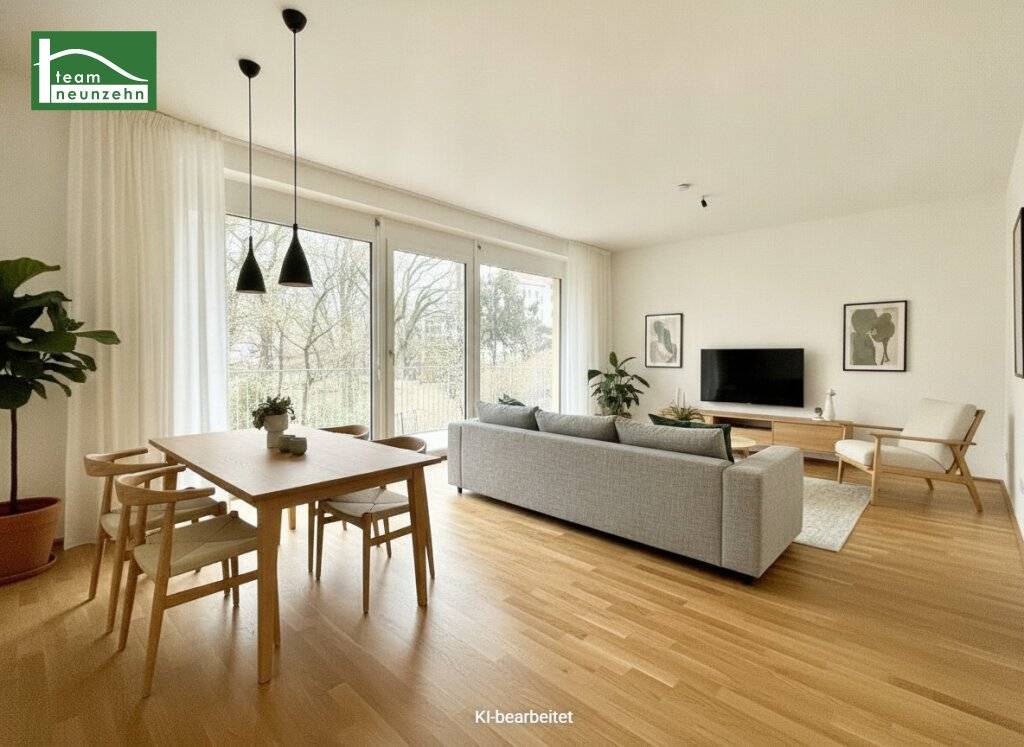 Moderner Wohnkomfort in zentraler Lage - Idyllische 3-Zimmer-Wohnung mit Freifläche! - Ansicht 3