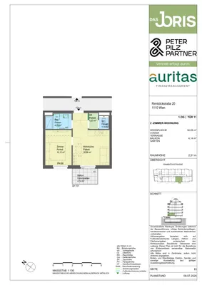 Wohnung kaufen in Wien – 34,09 m², € 225.300 – Bild 6 von 6