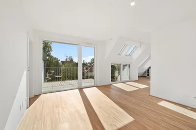 Moderne Erstbezug-Mietwohnungen mit privaten Freiflächen und Garage im 21. Bezirk