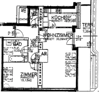 2-Zimmer-Wohnung mieten in Wien – 71 m², € 1.500 – Bild 11 von 11