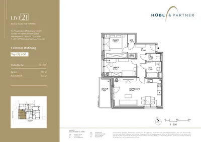 3-Zimmer-Wohnung kaufen in Wien – 72,81 m², € 429.000 – Bild 10 von 10