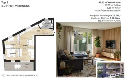 Wohnung kaufen in Schwaz – 47 m² – Bild 13 von 21