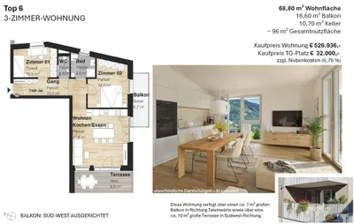 Wohnung kaufen in Schwaz – 47 m² – Bild 16 von 21