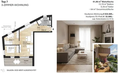 Wohnung kaufen in Schwaz – 47 m² – Bild 17 von 21