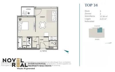 2-Zimmer-Wohnung kaufen in Wien – 37,98 m², € 365.000 – Bild 19 von 19