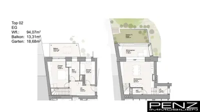 3-Zimmer-Wohnung kaufen in Linz – 94,07 m², € 695.000 – Bild 2 von 4