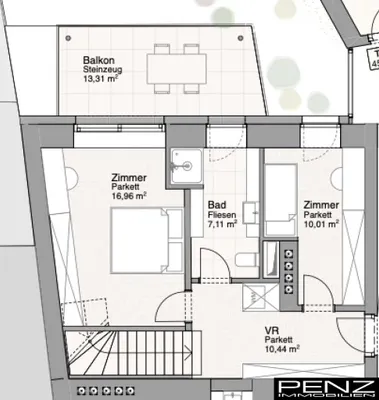 3-Zimmer-Wohnung kaufen in Linz – 94,07 m², € 695.000 – Bild 4 von 4