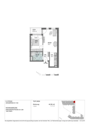 2-Zimmer-Wohnung mieten in Wien – 42,56 m², € 795 – Bild 7 von 7