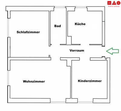 3-Zimmer-Wohnung mieten in Leoben – 59,8 m², € 625 – Bild 9 von 9