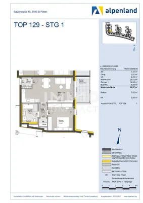 2-Zimmer-Wohnung mieten in Sankt Pölten – 53,91 m², € 762 – Bild 13 von 13