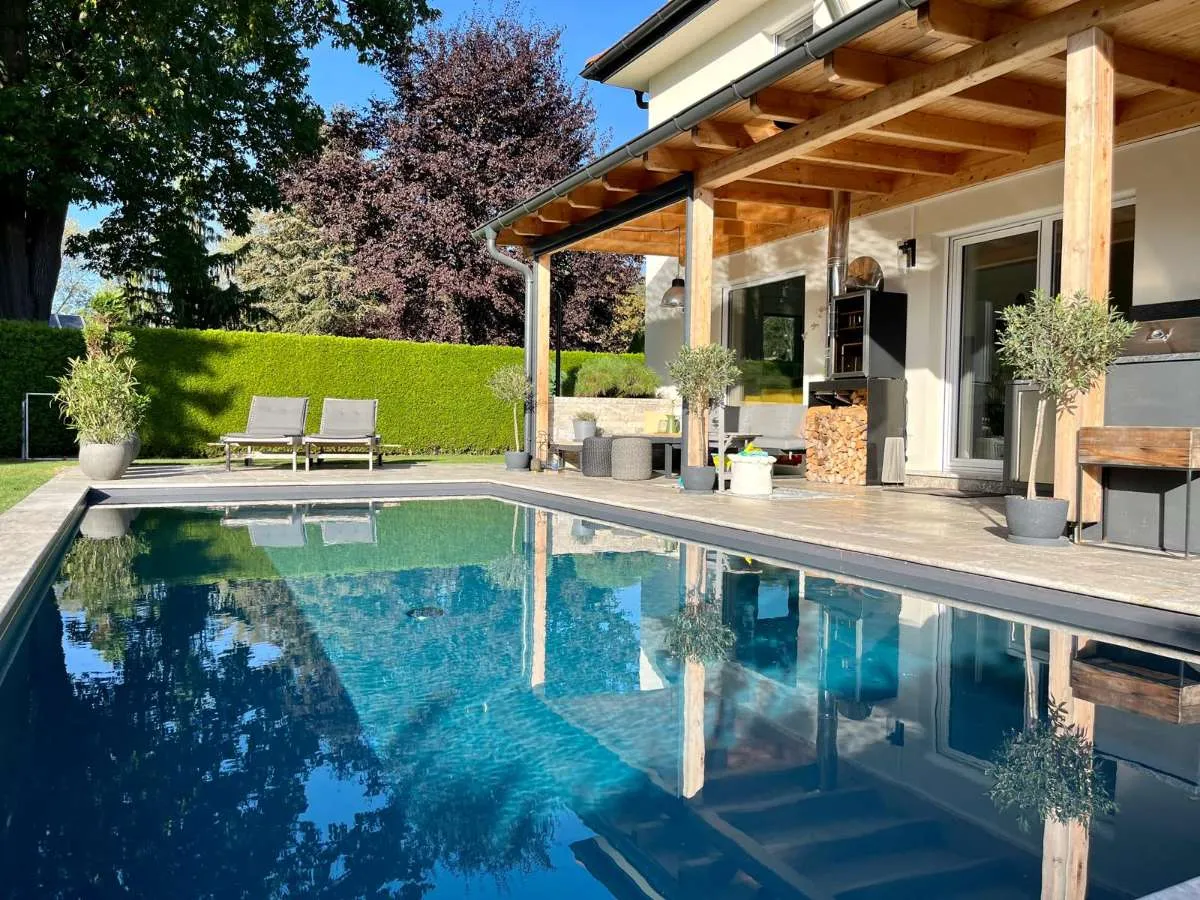 Modernes Einfamilienhaus mit Pool & privatem Garten - absolute Ruhelage nahe den Murauen - Ansicht 3