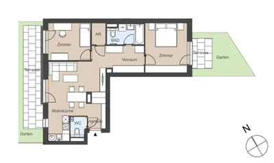 3-Zimmer-Wohnung kaufen in Wiener Neustadt Land – 71,05 m², € 279.000 – Bild 20 von 20