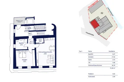 2-Zimmer-Wohnung mieten in Voitsberg – 72,46 m², € 896 – Bild 16 von 16