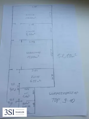2-Zimmer-Wohnung kaufen in Wien – 53 m², € 199.000 – Bild 5 von 7