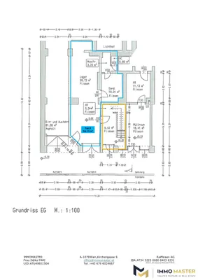 2-Zimmer-Gewerbeimmobilie mieten in Wien – 137 m², € 1.667 – Bild 17 von 18
