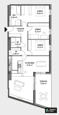 4-Zimmer-Wohnung mieten in Graz – € 1.700 – Bild 7 von 7