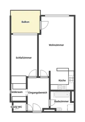 2-Zimmer-Wohnung kaufen in Wien – 58 m², € 349.000 – Bild 10 von 10