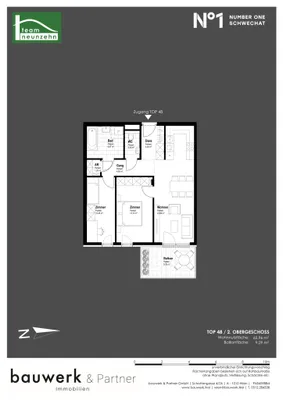 Immobilie kaufen in Bruck an der Leitha – 65,96 m², € 338.600 – Bild 15 von 15
