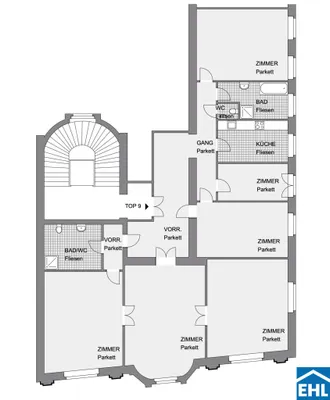 6-Zimmer-Wohnung mieten in Wien – 226,95 m², € 7.999 – Bild 11 von 11