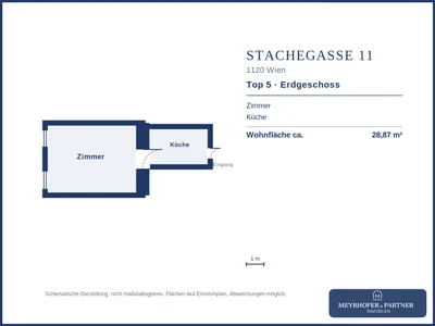 1-Zimmer-Wohnung kaufen in Wien – 28,87 m², € 75.000 – Bild 8 von 8