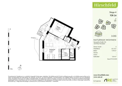 2-Zimmer-Wohnung kaufen in Wien – 53,13 m², € 308.000 – Bild 12 von 12