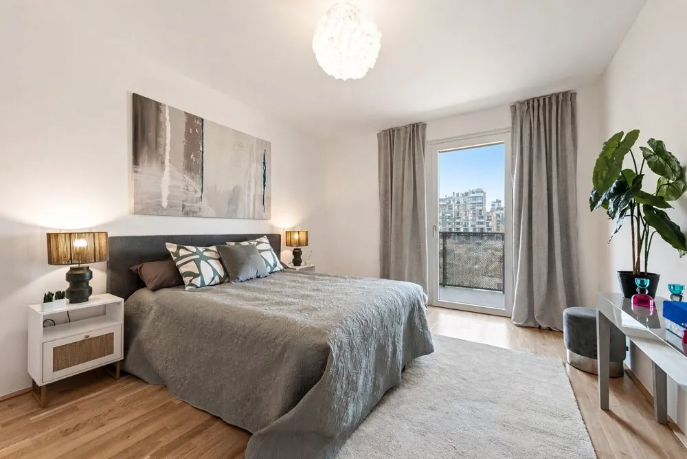 Hof am Park - Hofseitige 3-Zimmer-Gartenwohnung mit Grünblick & Raumhöhe von 3,24 m - Ansicht 3