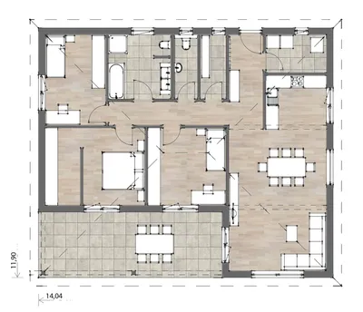 4-Zimmer-Haus kaufen in Krems Land – 118 m², € 206.000 – Bild 3 von 7