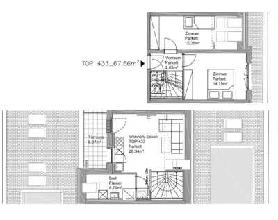 3-Zimmer-Wohnung mieten in Graz – 67,66 m², € 694 – Bild 10 von 10