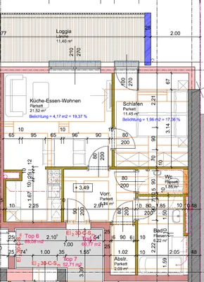 2-Zimmer-Wohnung mieten in Linz – 60,77 m², € 877 – Bild 15 von 15