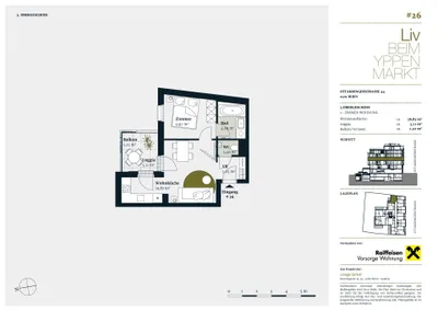 2-Zimmer-Wohnung kaufen in Wien – 38,83 m², € 291.100 – Bild 5 von 5