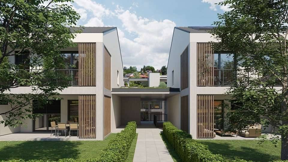 2 Zi. Neubauwohnung mit 44 m², 19 m² Terrasse u. 18 m² begrüntes Flachdach! Modernes Neubauprojekt Gleisdorf! - Ansicht 2