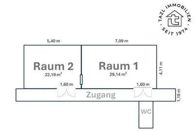 Gewerbeimmobilie mieten in Weiz – 51 m² – Bild 1 von 11