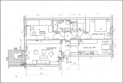 3-Zimmer-Wohnung kaufen in Wien – 88 m², € 365.000 – Bild 16 von 17