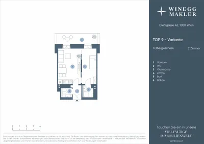 2-Zimmer-Wohnung kaufen in Wien – 33,79 m², € 149.000 – Bild 17 von 17
