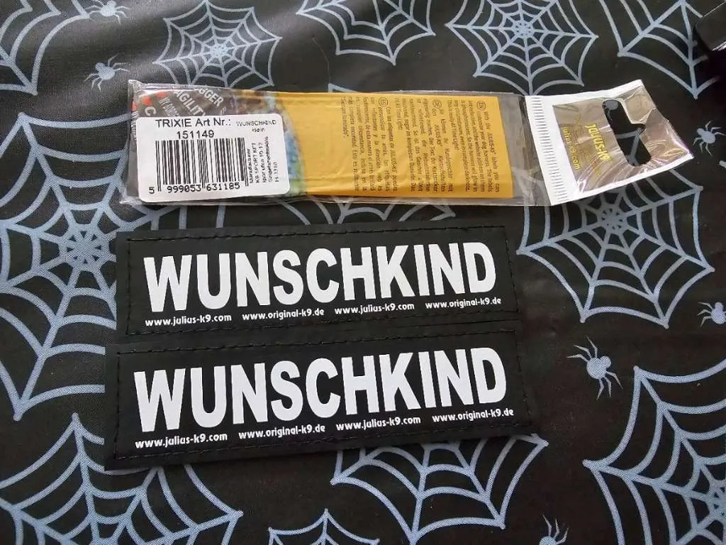 Julius K-9 Klettaufschrift „SEXMACHINE“ – Große Variante In Schwarz, Reflektierend, Für Hundegeschirre