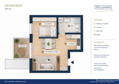 1-Zimmer-Wohnung kaufen in Wien – 32,7 m², € 200.000 – Bild 6 von 6