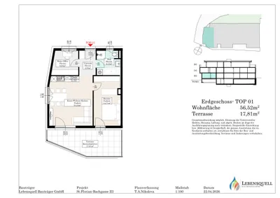 2-Zimmer-Wohnung kaufen in Linz Land – 56,52 m², € 269.000 – Bild 8 von 8
