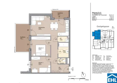 3-Zimmer-Wohnung kaufen in Wien – 63,01 m², € 390.000 – Bild 13 von 13