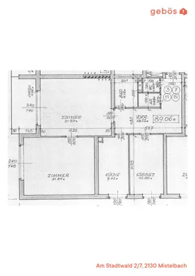 3-Zimmer-Wohnung mieten in Mistelbach – 86,57 m², € 720 – Bild 3 von 3
