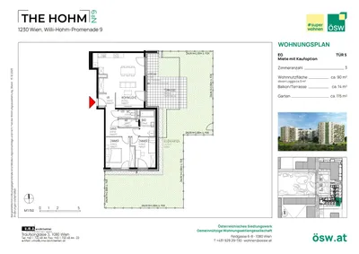 3-Zimmer-Wohnung mieten in Wien – 89,62 m², € 1.741 – Bild 2 von 5