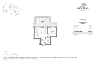 2-Zimmer-Wohnung kaufen in Kitzbühel – 50,86 m², € 355.000 – Bild 6 von 8